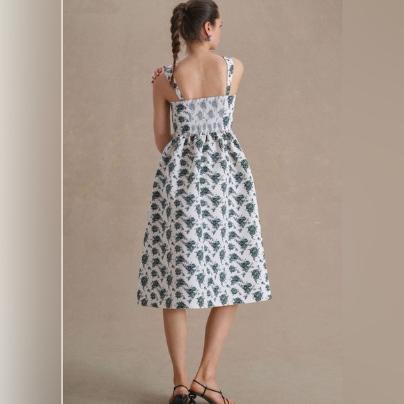 Sachin Babi Blaine Taffeta Square Neck Dress NWT! - Picture 3 of 15